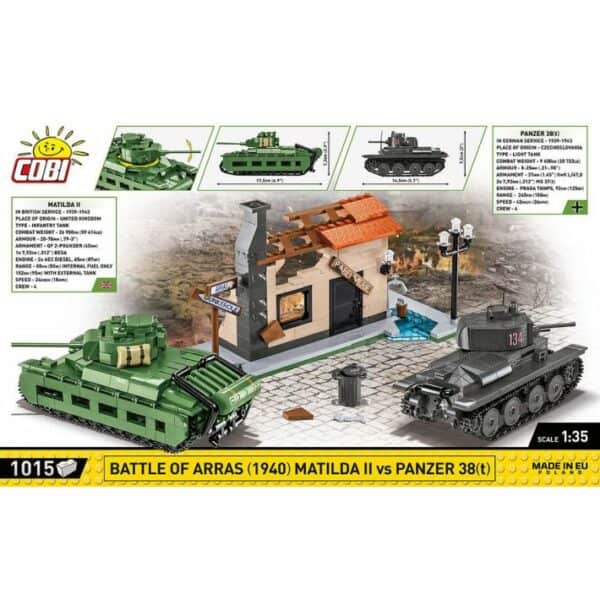 Battle of Arras 1940 Matilda II vs Panzer 38(t) - Afbeelding 2