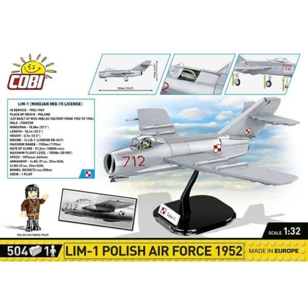 Lim-1 Polish Air Force 1952 - Afbeelding 2